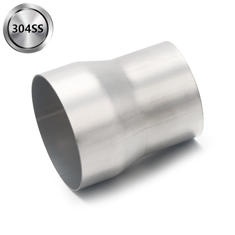 A-KARCK Exhaust Adapter Connector 3" OD to 3.5" OD, Exhaust Pipe Reducer 4" Overall Length 304 Stainless Steel
