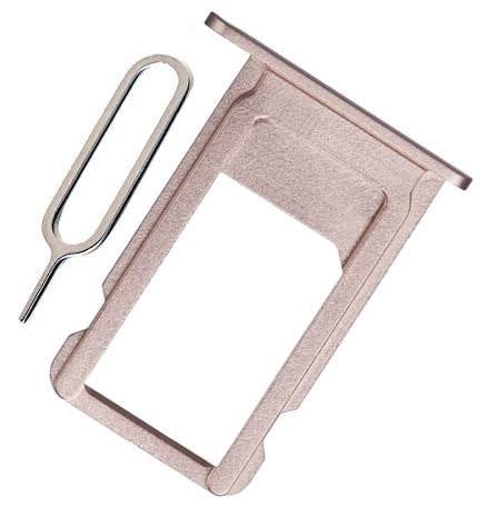 MMOBIEL SIM Card Slot Tray Holder Replacement Compatible with iPhone 6s Plus 2015 - Incl. SIM Pin - Rose Gold Rosegold