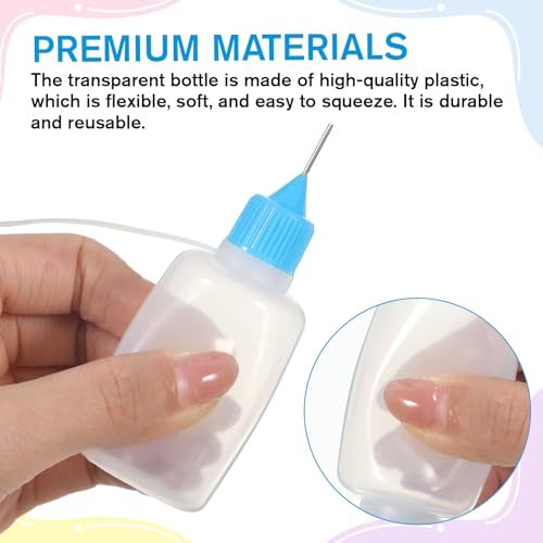 4 Pack Precision Tip Applicator Bottle, Glue Bottles with Fine Tips