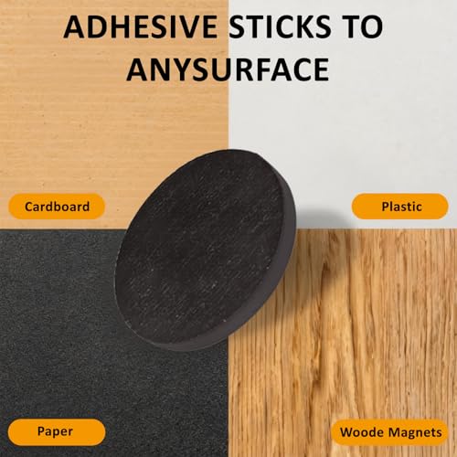 Magnetic Dots with Adhesive Backing 1″ x 0.08″, 120pcs Dia. 1" 120