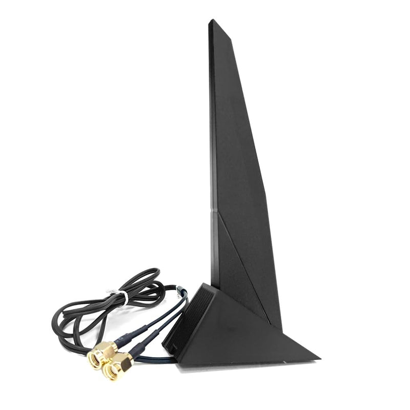 External WiFi 6 6E Antenna 2.4G/5G Magnetic Base Antenna PC Desktop Computer for Asus Rog Strix Z690 B460 B360 H610 H670 M13H M12 M11 WiFi 2T2R Motherboard Card (Cable 80cm/2.7ft)