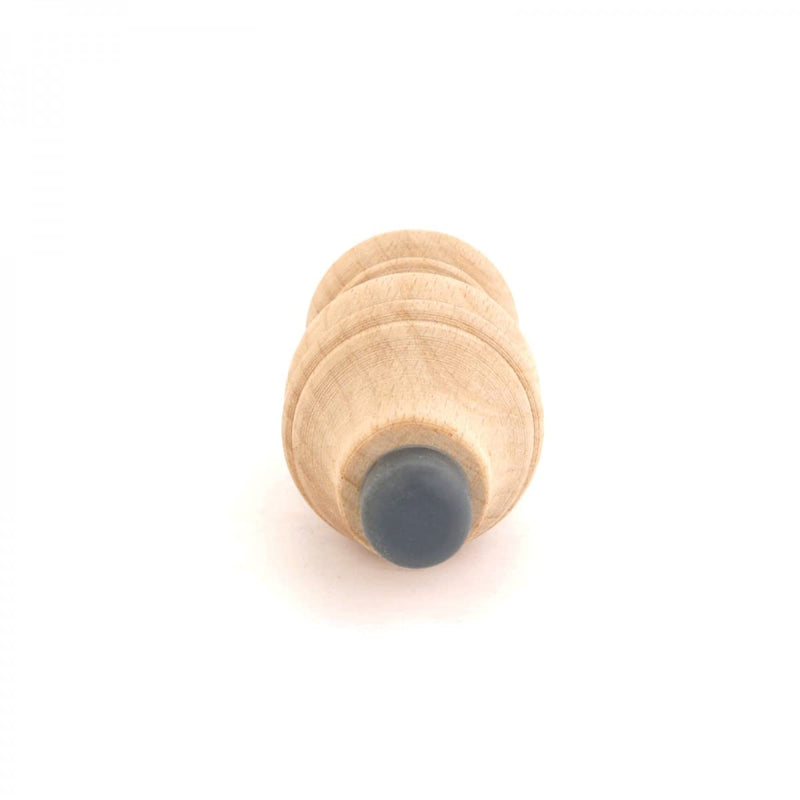 Renovators Supply Manufacturing Door Stoppers 3 5/8 in. Wall Mount Victorian Unfinished Wooden Door Bumper Stops Pack of 4