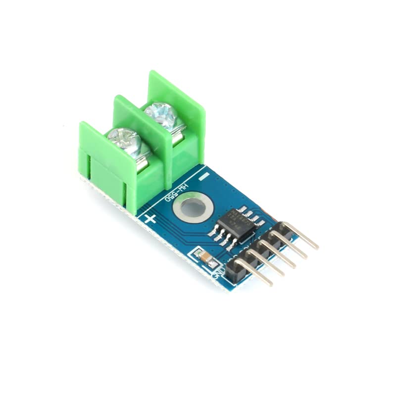 3Pcs MAX6675 DC 3-5V K-Type Thermocouple Sensor Module Set with M6 Screw SPI Interface Compatible with Arduino
