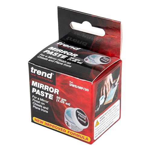 Trend Ultra Fine Mirror Paste 1.05 oz for Honing and Polishing Your Sharpened Knives & Tools, DWS/MP/30