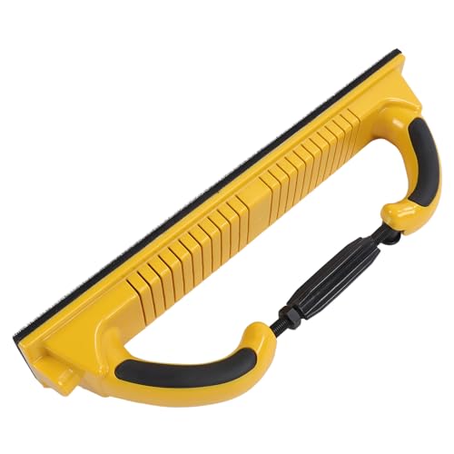 Longboard Hand Sanding File, Flexible Adjustable Dust Extraction Sanding Block for Drywall Automotive ABS 15.75 x 2.76 Inch 1 Pack