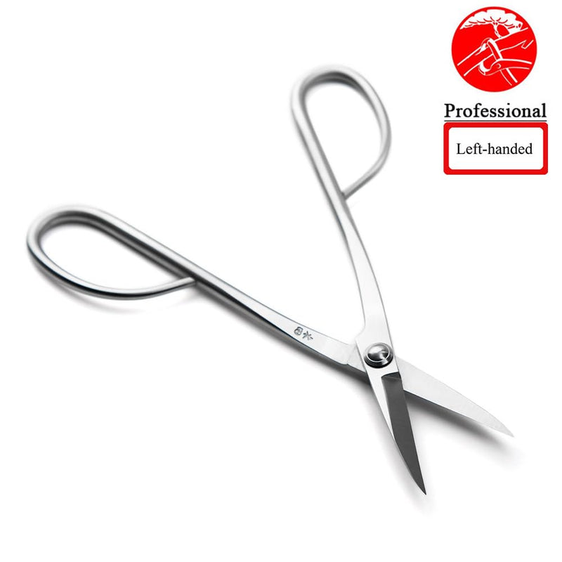 Left-handed Bonsai Scissors Professional Grade Bonsai Shears Alloy Steel Bonsai Tools Equip With Tool Bag (MT-LBS-210L) MT-LBS-210L