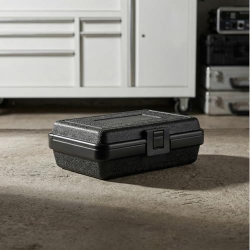 TEHAUX Waterproof Hard Carrying Case 2-pack Portable Tool Storage Box for Mechanics Small Tool Organizer for Hardware Equipment Protection 6.29 X 4.72 X 2.36 in