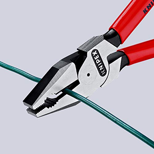 KNIPEX Tools - High Leverage Combination Pliers (201180), 7.25
