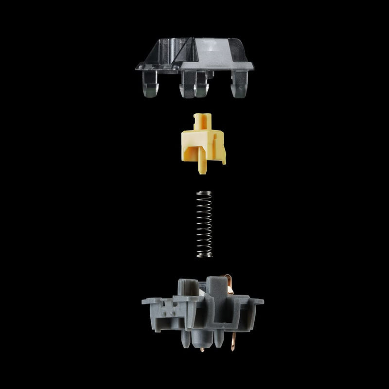 Drop Holy Panda X Mechanical Keyboard Switches - PCB Mount Quiet & Tactile Switches, Cherry MX Style, 65g, (35 PCS, 5-Pin), Black 5-Pin (PCB Mount)