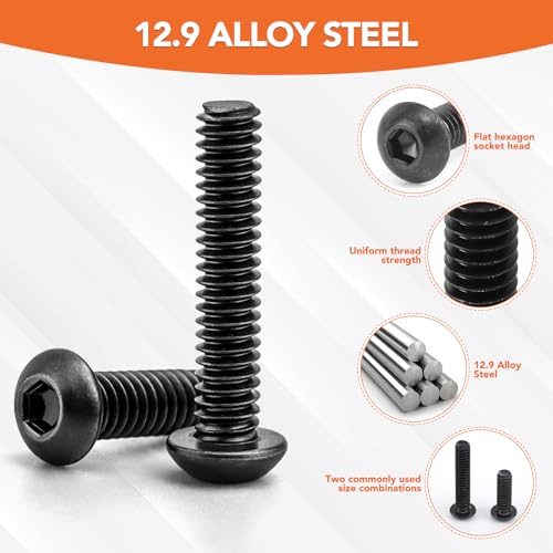 Hapric 120 Pcs 1/4-20 Threaded Inserts for Wood Kit, Wood Furniture Screw 1/4-20 x 3/4"-120pcs
