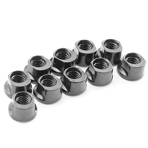 heyous 10 Sets Aluminum Alloy Keymod Screw and Nut Replacement Set for Railed Parts Fit Rail Sections for Hunting