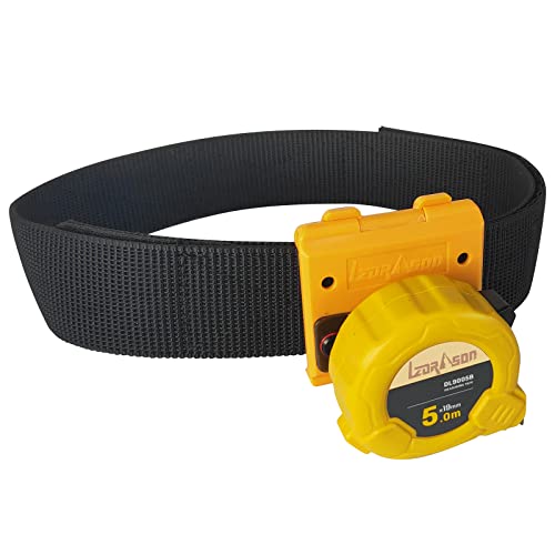 Measuring Tape Measure Holder Clip on Belt, Tool Tape Holder for Tool Belt. Yellow Yellow 1 pack