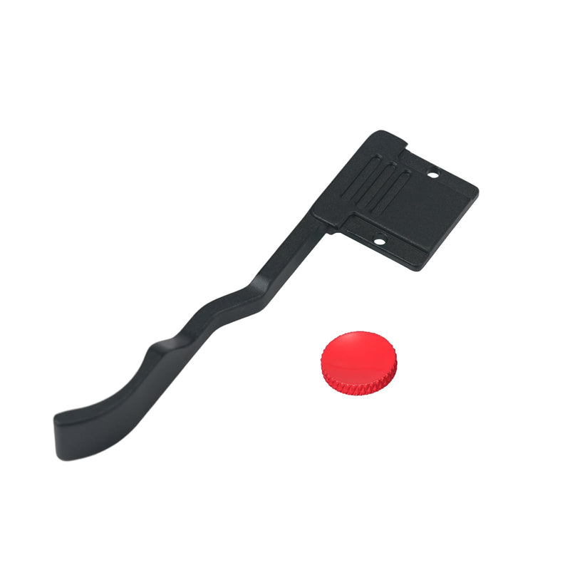 A7CII A7CR Metal Thumb Up Grip for Sony A7C II A7C R A7C2 Digital Camera Hot Shoe Thumb Hand Grip with Camera Shutter Button Accessories (Black) black
