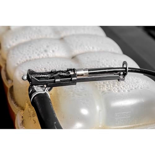 Powerbuilt Precision Adjustment Hose Clamp Pliers with Non-Slip Handle, 24" Flexible Cable & Ratcheting Lock Mechanism - Automotive Coolant & Radiator Hose Clamp Tool - 643091ECE