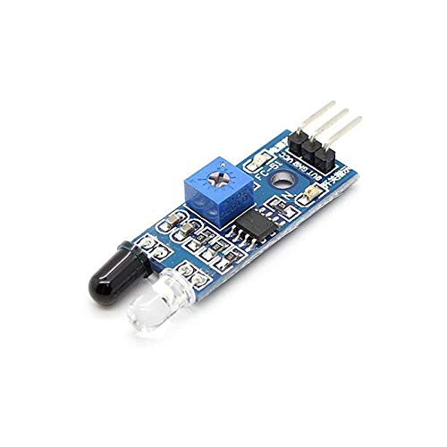 IR Infrared Obstacle Avoidance Sensor (2pcs) IR Transmitting and Receiving Tube Photoelectric Switch 3-pin Compatible with Ar-duino Smart Car Robot 2