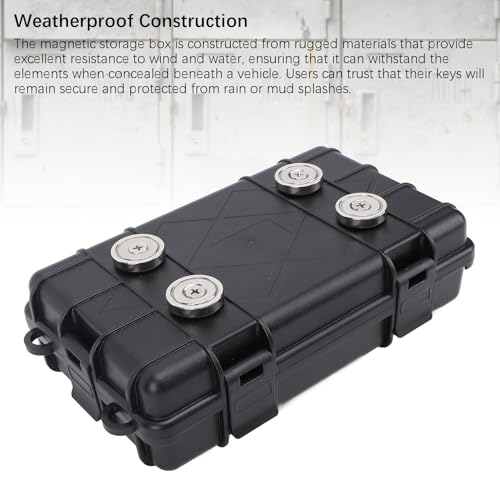 Magnetic Storage Box Water Proof Portable Outdoor Magnetic Tool Box for Vehicles