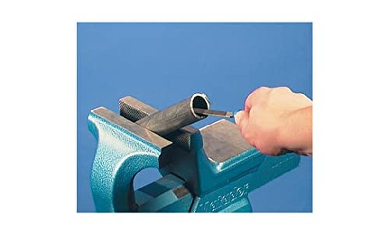 Pferd 8" Half-Round Hand File with Handle, American Pattern, Double Cut, Medium, 3/4" Width, 7/32" Thickness - Part 11024P 8 Inches 3/4 inches 7/32 Inches