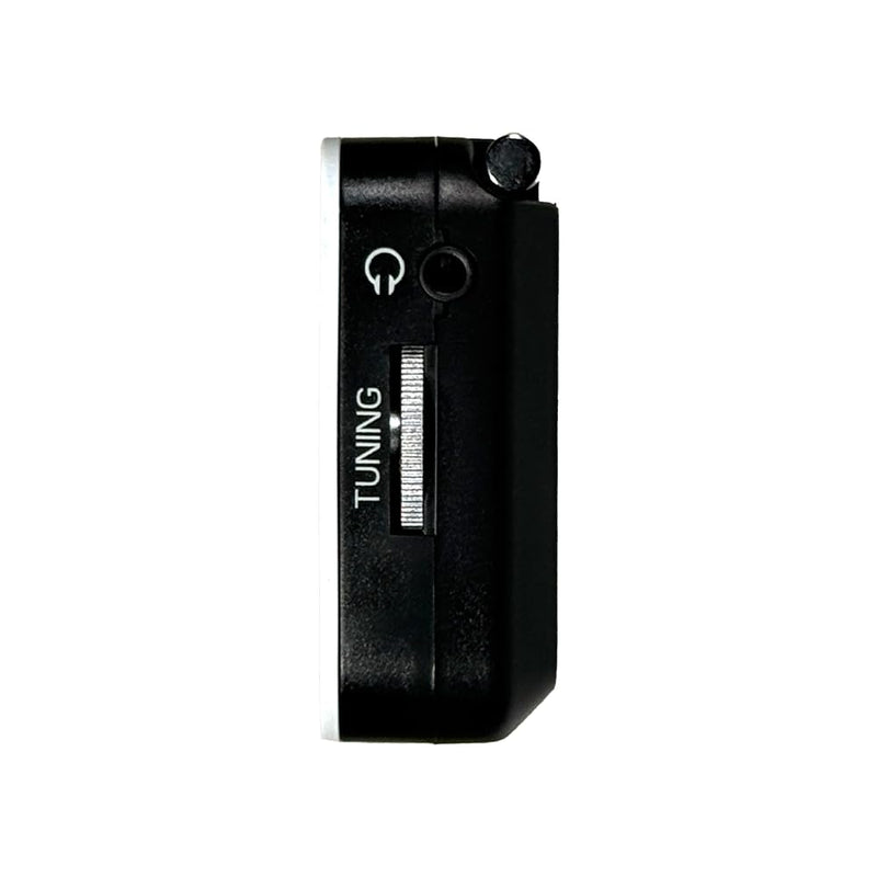 QFX Retro Pocket Portable AM FM Radio with Telescoping Antenna, R-70 | Analog Tuning, Built-In Speaker, Earphone Jack, Thumbwheel Volume Control, Battery Operated