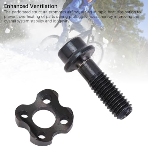 M5 x 16 mm Bike Front Derailleur Screw and Washer Set,Black