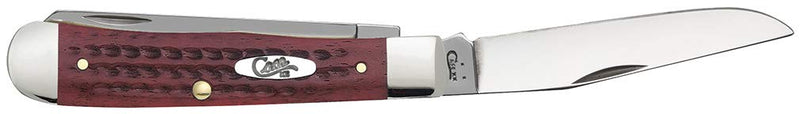 Case WR XX Pocket Knife Pocket Worn Old Red Bone Trapper Item #783 - (6254 SS) - Length Closed: 4 1/8 Inches Pocket Worn Red Bone