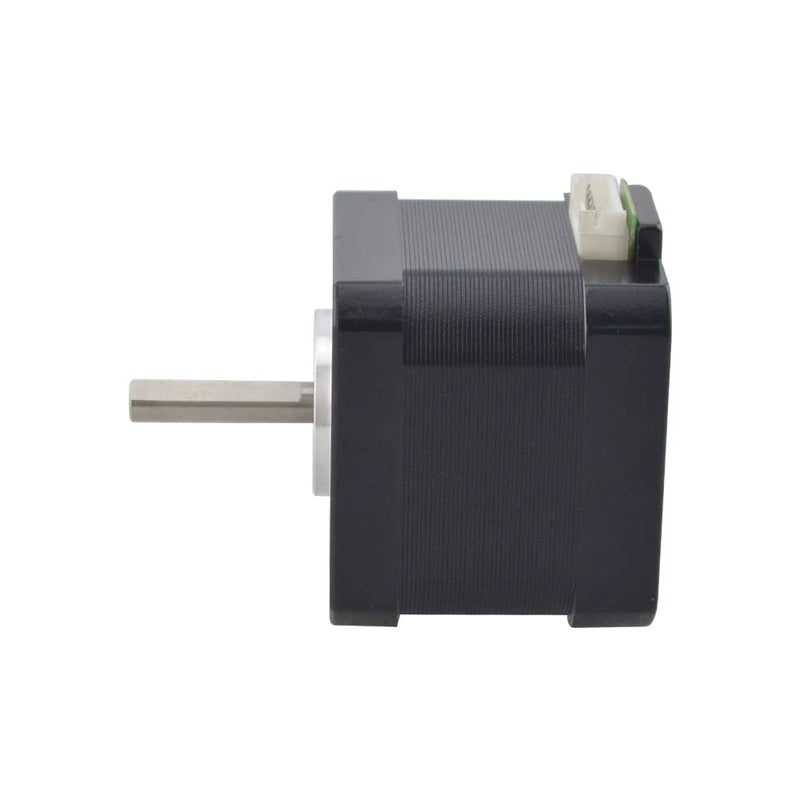 STEPPERONLINE Nema 17 Stepper Motor Bipolar 1.5A 42Ncm 42x42x38mm 1.8deg 4 Wires with 1m Cable and Connector (3 Pack) Black-1.8° 3