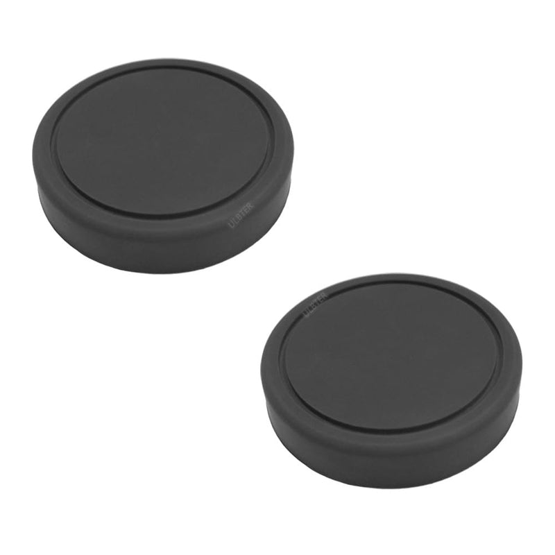 [2 Pieces] Rubber Lens Cover Cap for Fujifilm Instax Mini EVO Fuji Instant Camera, ULBTER Lens Cap Accessory