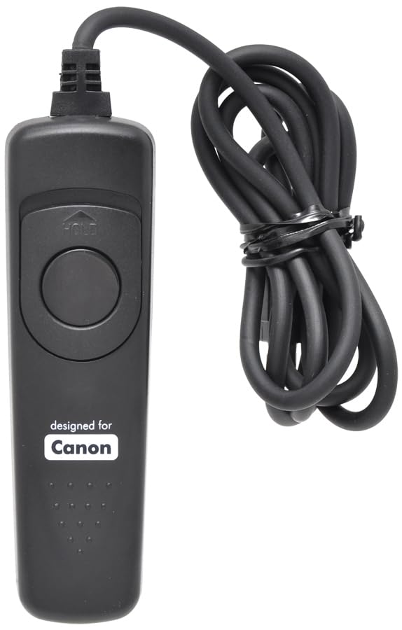 Universal Wired Remote Shutter Release for Canon D Series Cameras | Compatible with EOS Rebel, 5D, 6D, 7D Series | Easy-to-Use Camera Shutter Remote Control Cable for Canon DSLR Photography