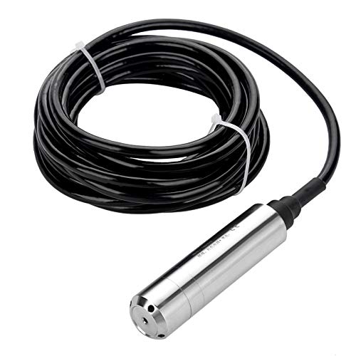 Water Level Sensor TL231 Input Liquid Level Transmitter Sensor for Tank 0-5m Range Depth, DC24V 4-20mA