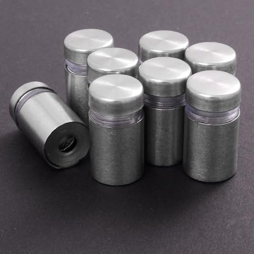 60 PCS Stainless Steel Sign Standoffs, 1/2" x 3/4" Standoff Screws