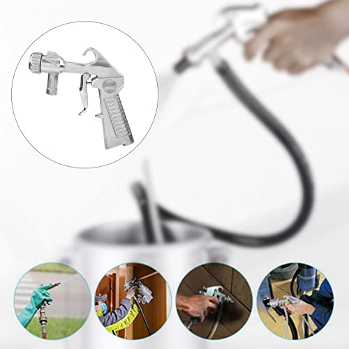  [AUSTRALIA] - Sandblaster Gun Kit with 4 Ceramic Nozzles and Air Siphon Feed for Sandblasting Abrasive Work (Sandblaster)