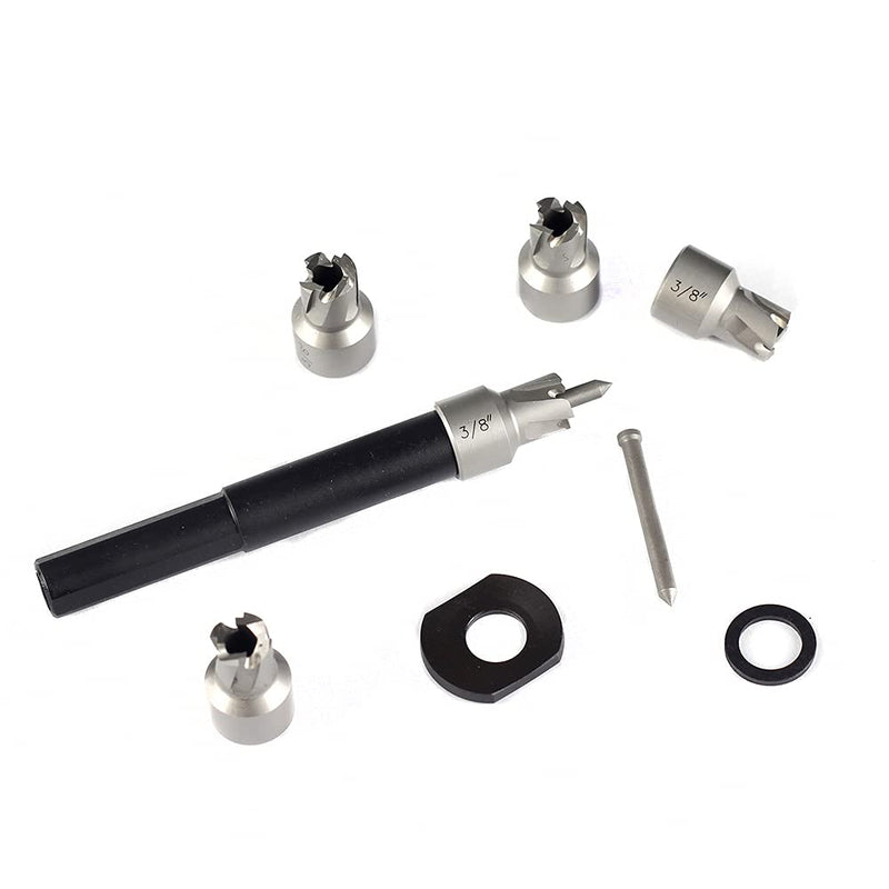 Spot Weld Cutter Set JESTUOUS 5-Pack 3/8 Inch HSS Remover Welding Metal Sheet Hole Drilling Bits for Power Hand Drill Tool