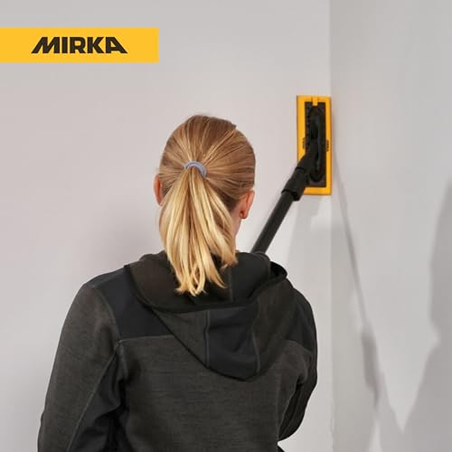 Mirka DecoSander 3×9 in Sanding Pad – Rectangular Grip Backing Plate for Wall & Ceiling Sanding, Precision Corner & Detail Sanding, Dust-Ready Compatible
