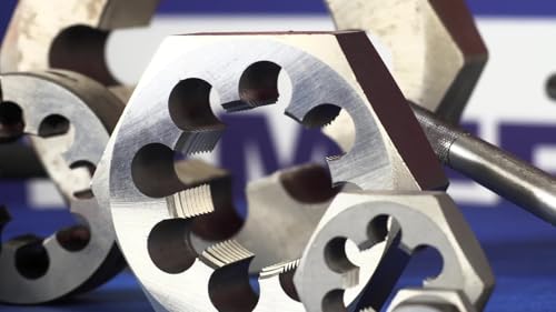 Drill America 1/4" Carbon Steel British Standard Pipe Hex Die, DWT Series DWTBSPS1/4HEX 1/4 in
