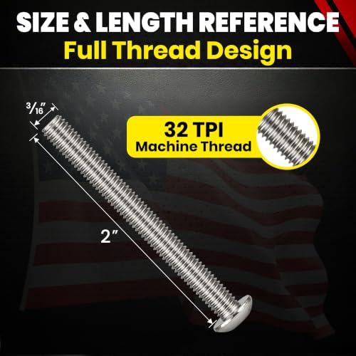 Chenango Supply #10-32 x 2 Stainless Socket Button Head Cap Screws 10-32 x 2"