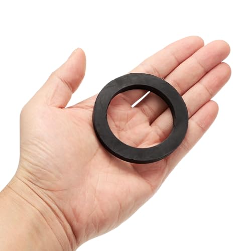 uxcell 12Pcs Nitrile Rubber Flat Washer DN20 2-19/32" OD x 2" ID x 1/4" T 2" x 2 19/32" x 1/4"