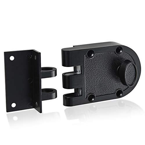 Jimmy Proof Deadbolt Lock with Keyed (Black) Black