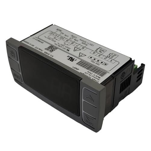 XR03CX-4N0F1 Temperature Controller ,120V/50-60HZ Digital Thermostat Controller Fit for Dixell Programmable Refrigerators/Freezers,Normal Temperature Refrigerating Units Compressor Refrigerators XR03CX-4N0F1