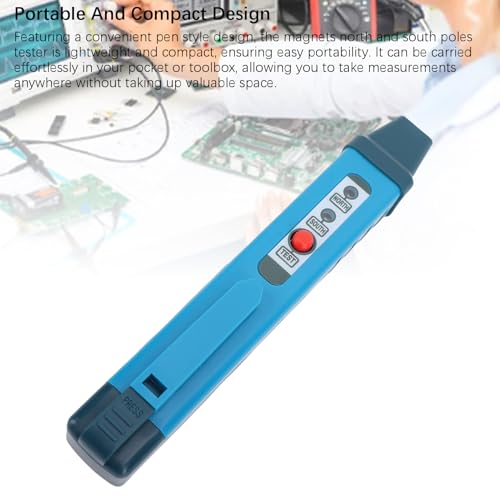 Magnetic Polarity Tester with LED Indicator, Pen Style
