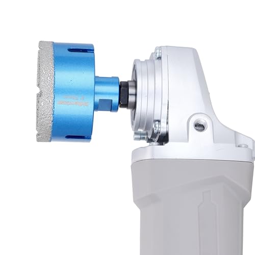 75mm 3" Diamond Core Drill Bits,Vacuum Brazed Hole Saw Cutter for Ceramic Tile Granite Marble with 5/8-11 Thread and 3/8" Hex Shank Adapter 75mm(3")
