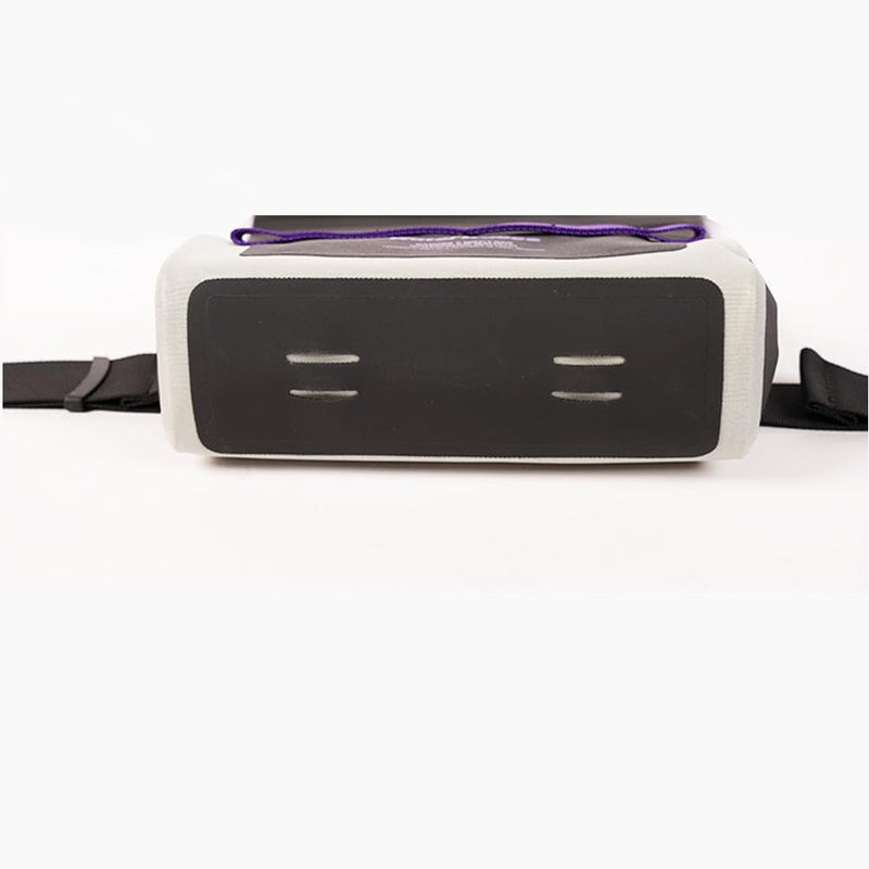 Waterproof Waist Bag, for Surfing, Paddleboarding, Boating,Cycling,Water Park Activities (Gary/purple) Gary/purple
