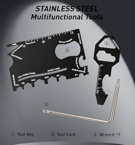 6-in-1 Trauma Shears Foldable Kit, Heavy Duty Emergency Tools with Glass Breaker Seatbelt Cutter and Holster, Multipurpose Scissors for Car Safety, EDC, Medical, First Aid - Electroplated Black