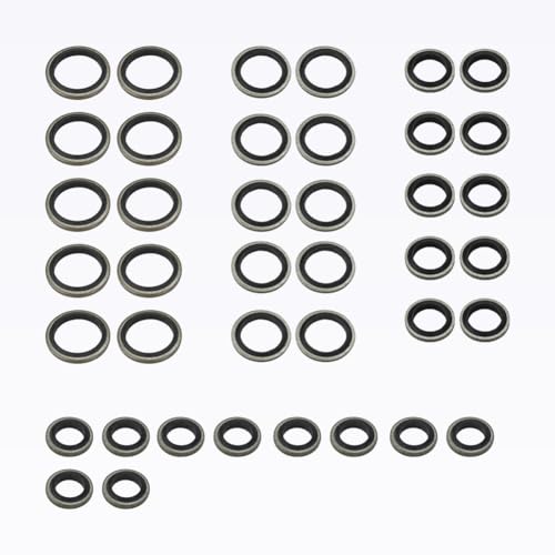 3918188 40PCS Fuel Sealing Washers(8mm 10mm 12mm 14mm)
