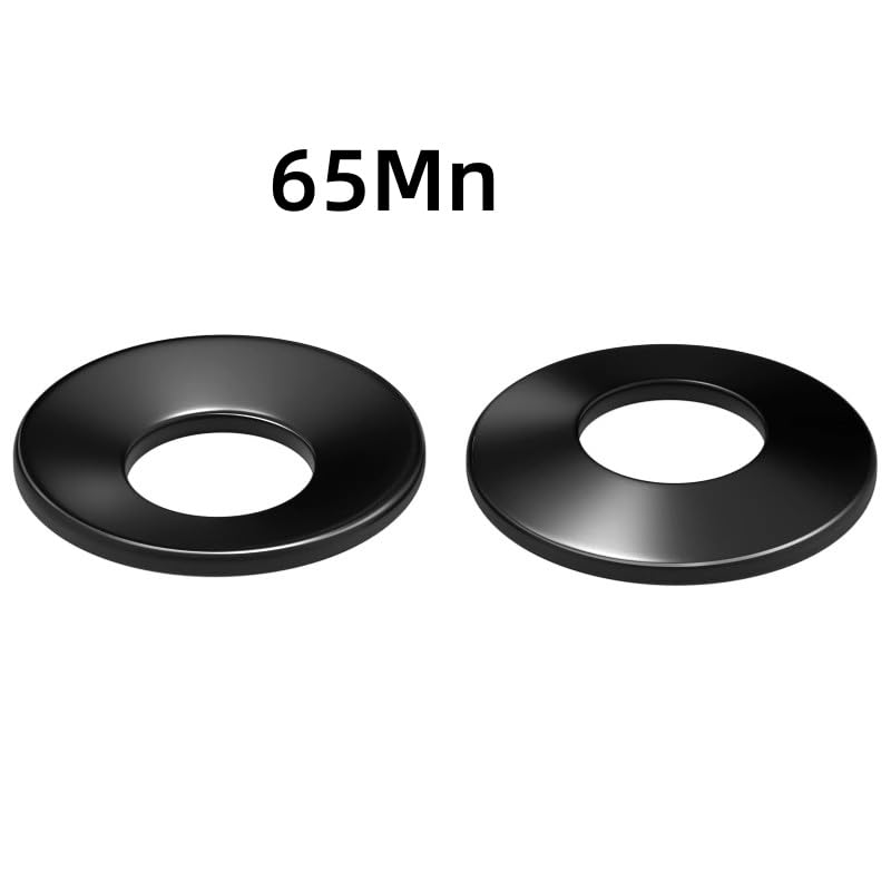 Belleville Washers Conical Disc Spring Cup Washers High-Strength Material, 65Mn Belleville Washers (1/4",100) 1/4" 100