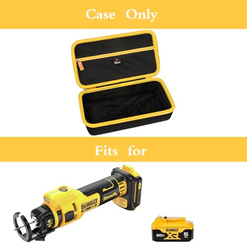 Mchoi Hard Case Fits for DEWALT 20V MAX* XR Brushless Drywall Cut-Out Tool (DCE555B), Case Only