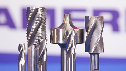 Drill America 1/2" Cobalt 4 Flute Double End End Mill, DWC Series 1/2 in 1/2 Inches 1 Inches 4-1/8 Inches DWCXL218
