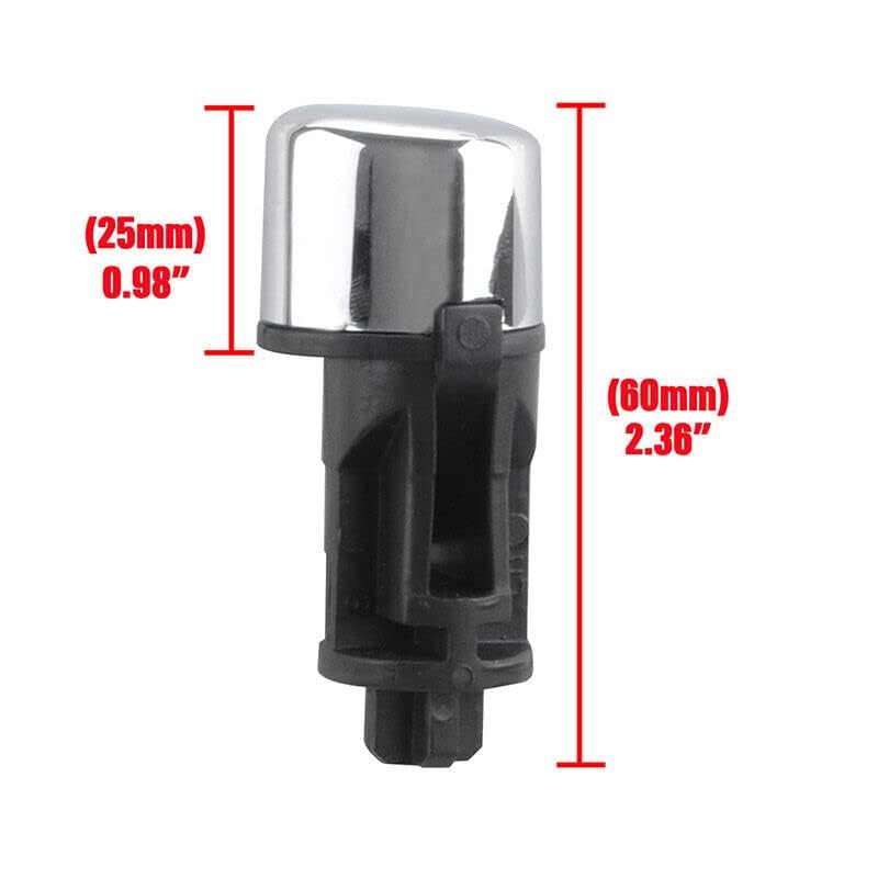 Muzzys Premium Replacement OEM Quality Shift Knob Shifter Button Handle Repair Kit with Spring Fits Honda Accord 1998 1999 2000 2001 2002 with Automatic Transmissions 2.3L 3.0L 54132-S84-A81 DX LX EX