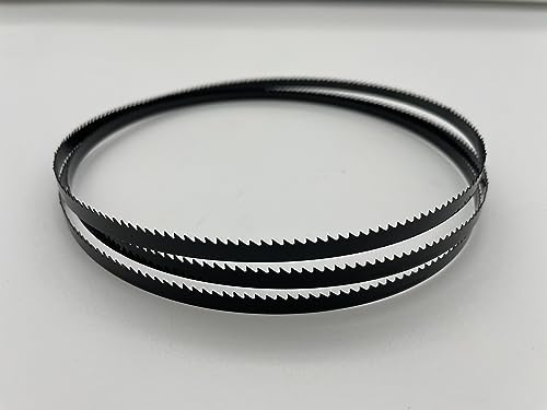 AYAO 62 inch Bandsaw Blades, 5pk, Ground Tooth (62" X 1/8" X 12TPI, 5pk) 62" X 1/8" X 12TPI, 5pk