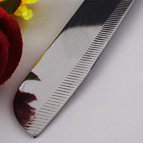 Dianna Cake Knife and Server Set - Silver Wedding Cake Knife and Server Set Featuring 100+ Crystals Embedded on the Handles | Use for Weddings, Anniversaries or Birthdays