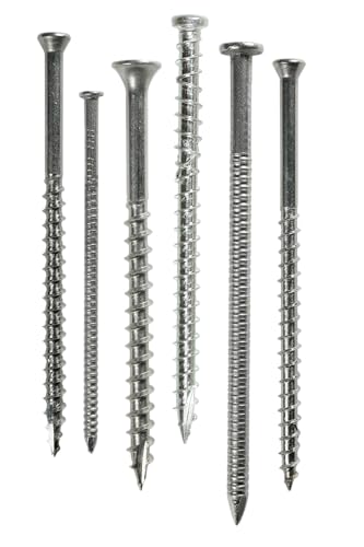 Simpson Strong-Tie S8ACN1 Common Nail, Annular Ring Shank — 2-1/2-in. x .131-in. Type 304 Stainless Steel (1 lb.)