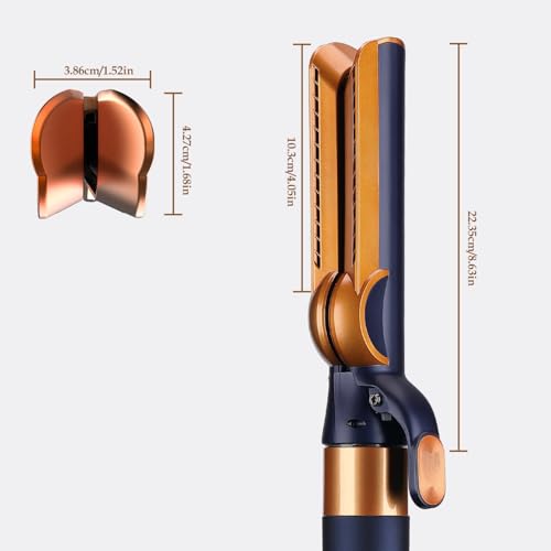 Airflow Attachment for Dyson Airwrap Styler, Nozzles Attachment for Smooth Hair Style with Less Damage and Breakage for Dyson Airwrap HS01 HS05 HS08 Prussian Blue